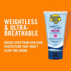 Banana Boat Light As Air Sunscreen Lotion - SPF 50 - 6 fl oz: Whole Body Sun Protection, Fresh Scent, Avobenzone
