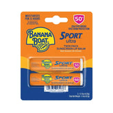 Banana Boat Ultra Sport Lip Balm - SPF 50 - 0.15oz/2ct: Paraben-Free, Phthalate-Free, Oxybenzone-Free