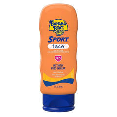 Banana Boat Sport Face Lotion - SPF 50 - 3 fl oz: Avobenzone, Unscented, Sunscreen, Face Use