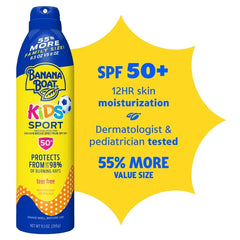 Banana Boat Kids' Sport Sunscreen Spray - SPF 50+ - 9.5oz